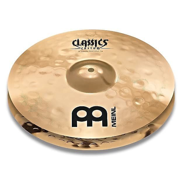 Hi-Hat Meinl Classics Custom Extreme Metal de 14" (par) CC14EMH-B